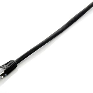 Cabo de Rede RJ45 U/UTP Cat.6 Preto (5 mts) - EQUIP