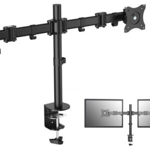 Suporte Mesa p/ 2 Monitores 13 ~ 27 Desk Articulado - EQUIP