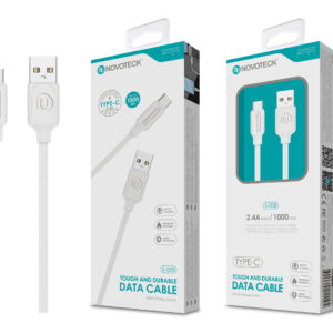 Cabo Type-C Branco 2.4A 1M S-008