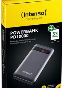 PowerBank 10000mAh PD10000 (Cinza) - INTENSO