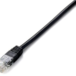 Cabo de Rede RJ45 U/UTP CAT5e Preto (2 mts) - EQUIP