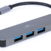 Adaptador Multi-Portas 2 em 1 (Hub + HDMI) - GEMBIRD