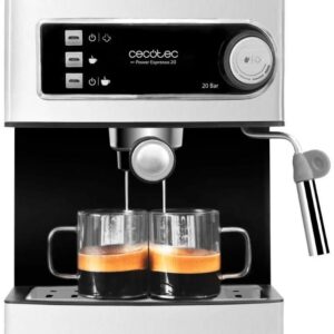 Máquina de Café Power Espresso 20 850W 1,5L (Prateado) - CECOTEC