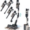 Aspirador Vertical Conga Rockstar5500 Hurricane Station Pet Flex c/ Base Auto-Esvaziamento - CECOTEC