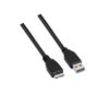 Cabo USB A Macho - Micro USB B 3.0 Preto (1 metro) - AISENS