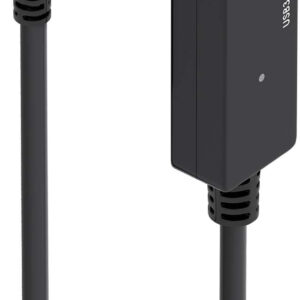 Cabo Extensão Amplificado USB-C 3.2 Preto (5mts) - AISENS