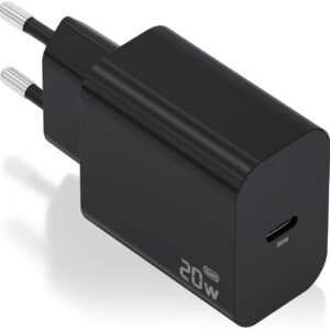 Carregador GaN 20W 1x USB-C PD3.0 (Preto) - AISENS
