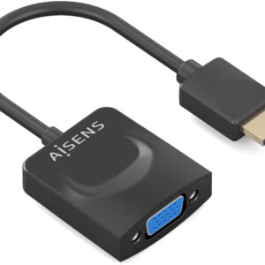 Conversor HDMI p/ VGA Preto (15cm) - AISENS