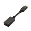 Conversor DisplayPort Macho - HDMI Fêmea (Preto) - AISENS