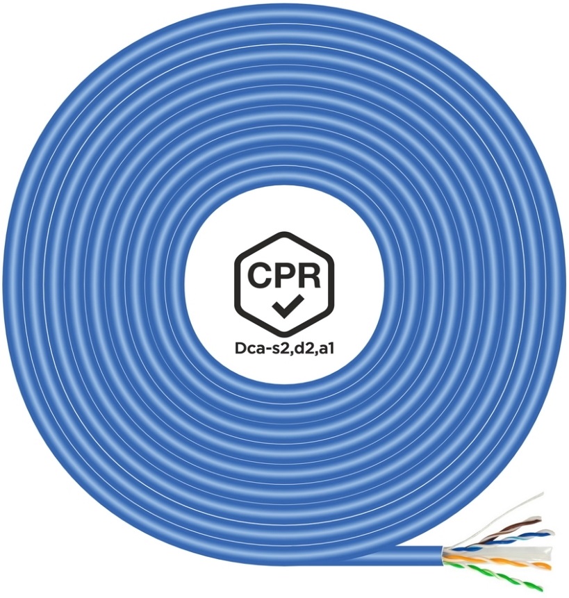 Bobine Cabo de Rede UTP LSZH CPR Dca Cat.6 AWG24 (305 mts) - AISENS