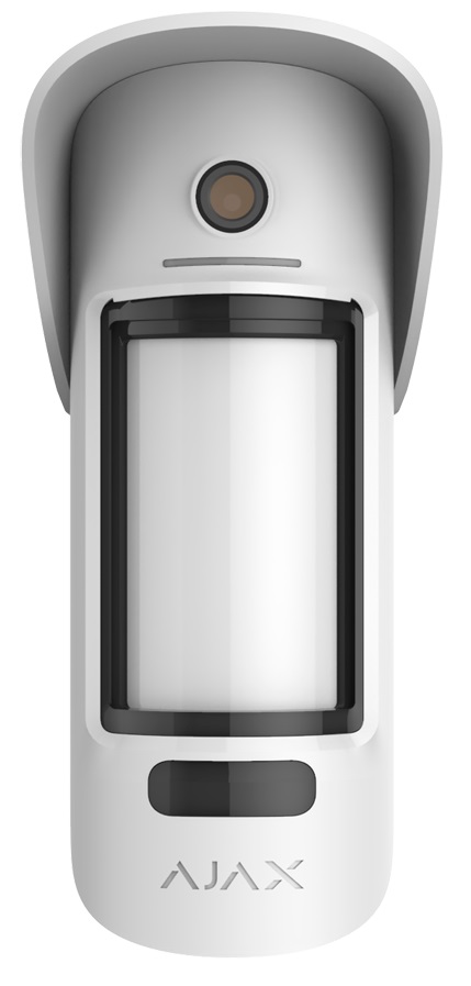 Sensor Duplo PIR Bi-Direccional c/ Câmara s/ Fios 868MHz p/ Uso Exterior IP55 (Branco) - AJAX