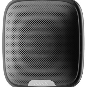 Sirene para Exterior 113dB s/ Fios 868MHz (Preto) p/ Alarme AJAX AJ-HUBKIT