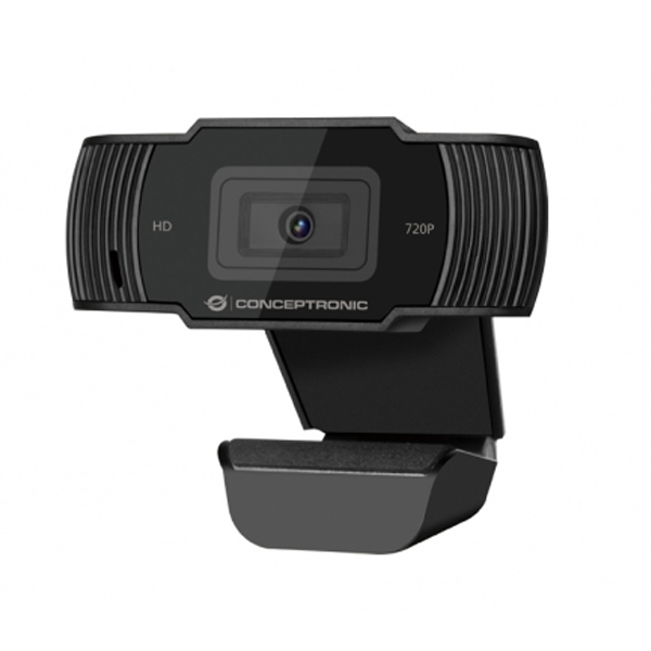 Webcam AMDIS USB 720P HD (Preto) - CONCEPTRONIC
