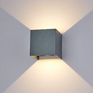 Projector Muro LED Direccionável 6W CCT 3000~6000K 960Lm (IP65) - Cinza