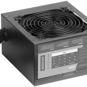 Fonte de Alimentação Anima APSIII500 500W 20+4 pin ATX (Preto) - TACENS