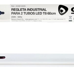 Armadura Dupla p/ 2 Lampadas Tubular LED T8 (60cm) - GSC
