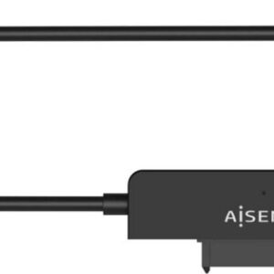 Cabo Adaptador USB A 3.0 / 3.1 Macho - SATA 2,5 SSD (Preto) - AISENS