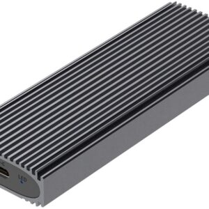 Caixa Externa USB 3.2 p/ Disco SSD M.2 NVMe (Cinza) - AISENS