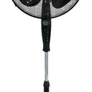 Ventoinha de Pé Black Edition 45W (40cm) Base vermelha - AVANTCONNECT