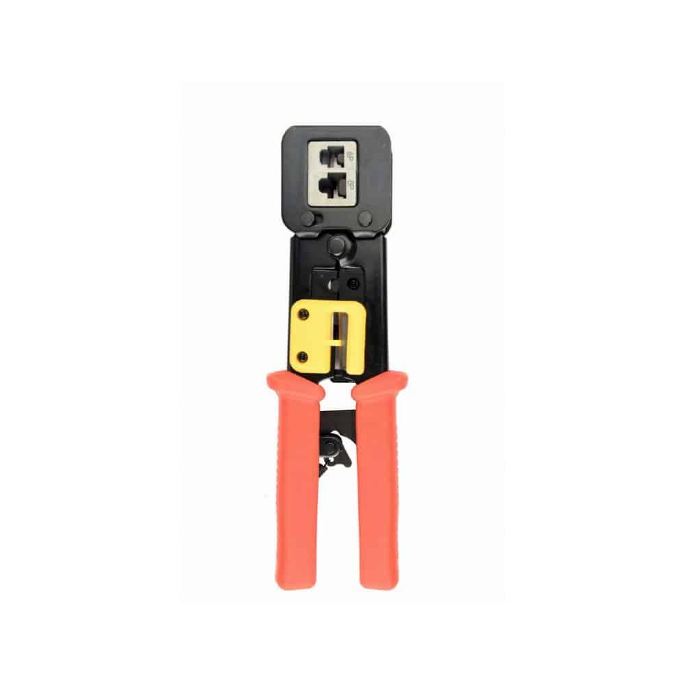 Alicate 3in1 Para Cravar Fichas de Rede e Telefone  RJ45 RJ12 RJ11
