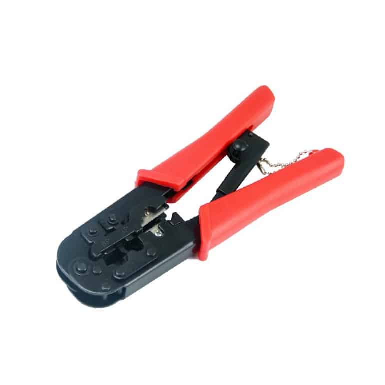 Alicate  Para Cravar Fichas de Rede e Telefone  Rj45 Rj11 Rj12