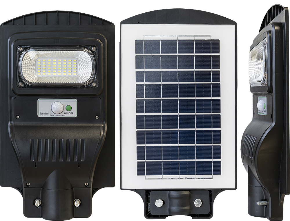 Projector LED 30W Branco F. 6000K 1500Lm a Bateria Solar c/ Sensor Movimento/Crepuscular IP65