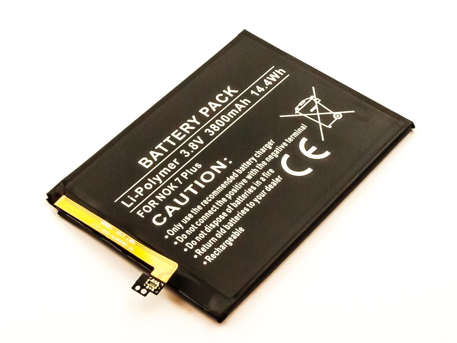 Bateria Compatível 7 plus Nokia (3800 mAh)