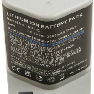 Bateria Compatível iRobot Braava Jet M6 10,8V (2600mAh)