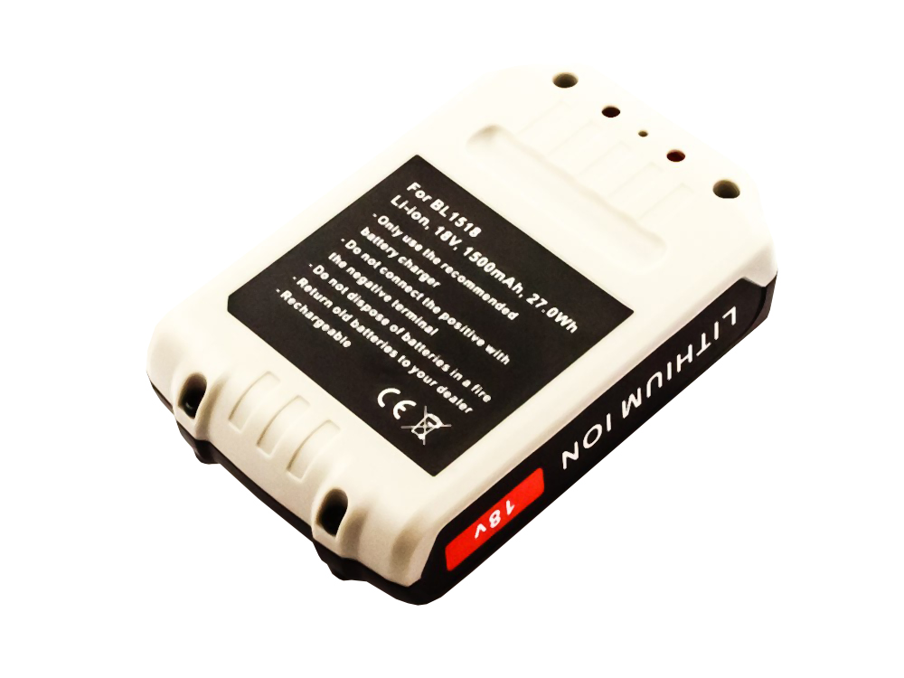 Bateria Compatível BL1518L BL1518L BL1518-XJ Black&Decker (1500mAh)