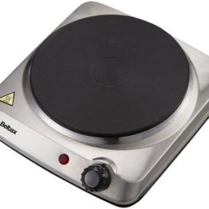 Fogão Elétrico Portátil 1500W 1 Bico (Inox) - BELTAX
