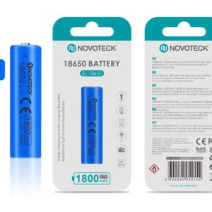 Bateria 18650 Recarregável 1800mAh 3,7V BL-18650 – Flat Top / Topo Plano