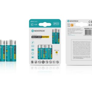 Pilhas C Heavy Duty R14 UM2 1,5V 2PCS – BL-19 Uso em Brinquedos