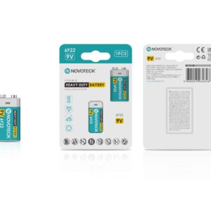 Pilha 9V Heavy Duty 6F22 1PC – BL-21 Uso em Brinquedos