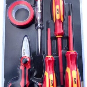 Pack 6x Ferramentas Isoladas 1000V (Chaves + Tesoura + Fita Isoladora) - BLIM