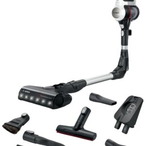 Aspirador Vertical Unlimited 7 BSS711W 0,3L 18V (Preto/Prateado/Branco) - BOSCH