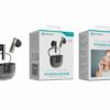 Auriculares Bluetooth TWS Negro BT-012 – Design Transparente, Estojo Compacto