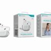 Auriculares Bluetooth TWS Novoteck BT-020 – Ecrã LED e Estojo de Carregamento