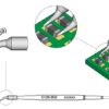 Ponta p/ Micro Pinças PA120-A (Ø0,3mm) - JBC