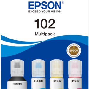 Pack 4x Tinteiros 102 EcoTank Original - EPSON