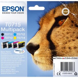 Pack 4x Tinteiros Quad D78/D92/DX4000/DX5xx - EPSON