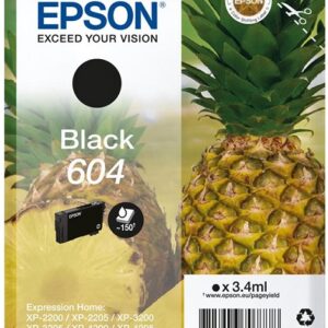 Tinteiro Original Singlepack Preto 604 - EPSON