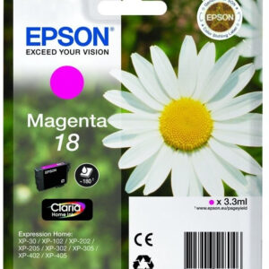 Tinteiro Serie 18 XP-102/205/305/405 - C13T18034022 (Magenta) - EPSON
