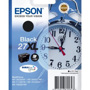 Tinteiro EPSON Serie 27XL Preto WF-3xxx/WF-7xxx - C13T27114022