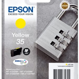 Tinteiros EPSON Amarelo Serie 35 WF-4720/4725/4740 - C13T35844010