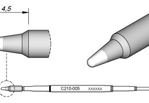 Ponta p/ Ferro Soldar Advanced (Ø 1mm) - JBC