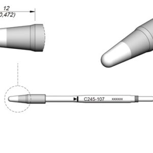Ponta p/ Utensilio de Mão T245-PA (Ø 3mm HT) - JBC
