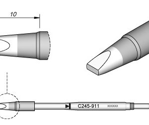 Ponta p/ Ferro Soldar Cinzel Advanced (3,2 x 1,2mm) - JBC