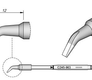 Ponta p/ Ferro Soldar Cinzel Advanced (1,8 x 0,8mm) - JBC