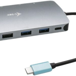 Docking Station USB-C Nano 3x Display 100W (Cinza) - I-TEC