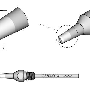 Bico Dessoldar p/ Dessoldador DR560 (Ø1mm) - JBC